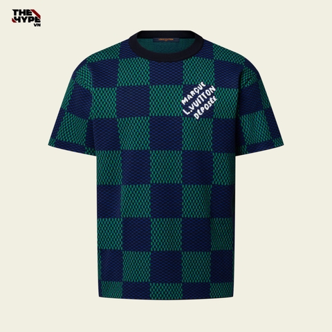 ÁO THUN LOUIS VUITTON LV DAMIER (GREEN)