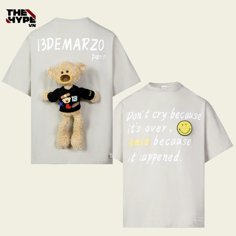 ÁO THUN 13DE MARZO VELCRO PATCH (GREY)