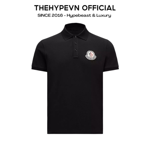 ÁO POLO MONCLER BIG LOGO ON CHEST (BLACK)