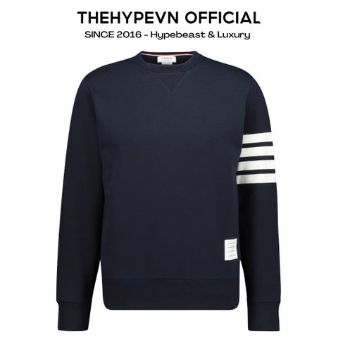 ÁO SWEATER THOM BROWNE TB LOOPBACK 4 BAR (NAVY)