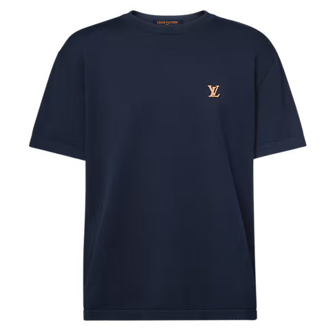 ÁO THUN LOUIS VUITTON SIGNATURE LOGO (NAVY)