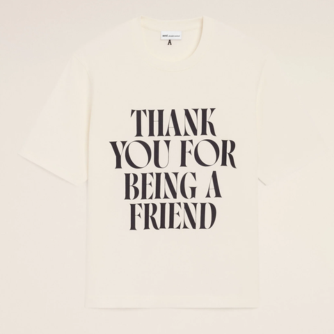 ÁO THUN AMI PARIS TYFBMF (WHITE CREAM)