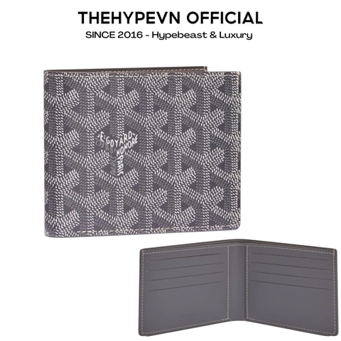 VÍ NGẮN GOYARD VICTOIRE WALLET (GREY)