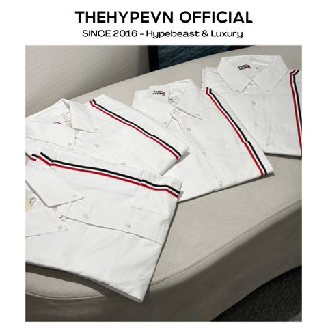 ÁO SƠ MI THOM BROWNE RWB STRIPE (WHITE)