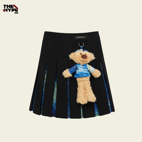 Chân Váy 13De Marzo Van Gogh Masterpiece Pleated (Black)