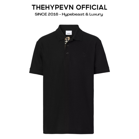ÁO POLO BURBERRY BBR LOGO PATCH TB (BLACK)