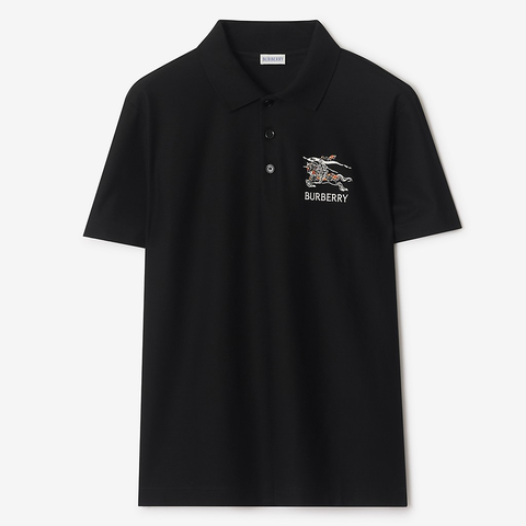 ÁO POLO BURBERRY SKETCH KNIGHT (BLACK)