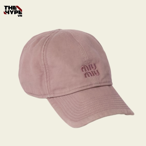 NÓN MIUMIU CAP (POWDER PINK)