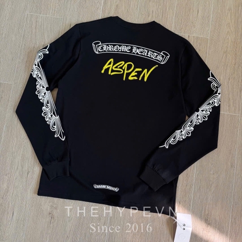 ÁO SWEATER CHROME HEARTS MATTY BOY ASPEN (BLACK)