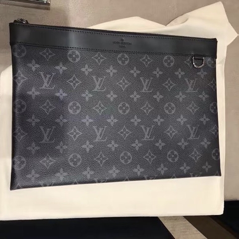 TÚI CLUTCH LOUIS VUITION MONOGRAM CANVAS (GREY)