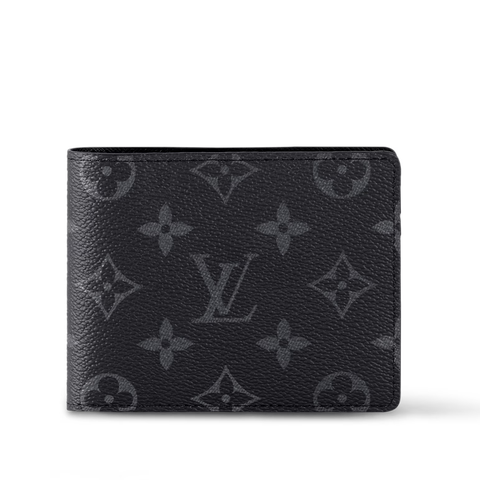 VÍ NGẮN LOUIS VUITION MULTIPLE MONOGRAM (GREY)