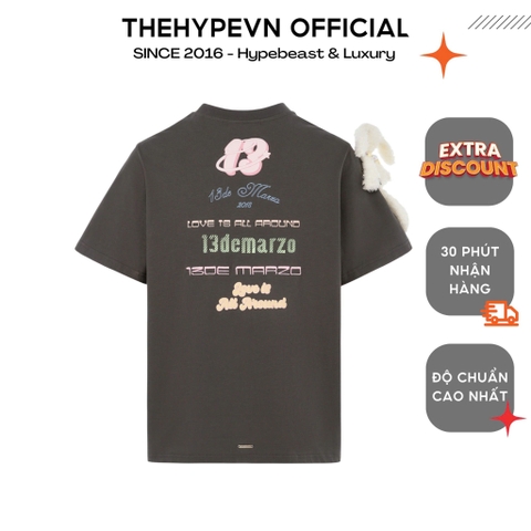 Áo Thun 13De Marzo Pendent (Grey) Best Quality