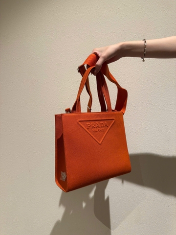 TÚI PRADA DRILL HANDLE BAG (ORANGE)