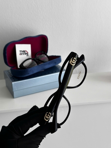 KÍNH GUCCI RACTANGULAR OPTICAL FRAME (BLACK)