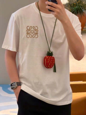 ÁO THUN LOEWE BOXY ANAGRAM LOGO (WHITE)