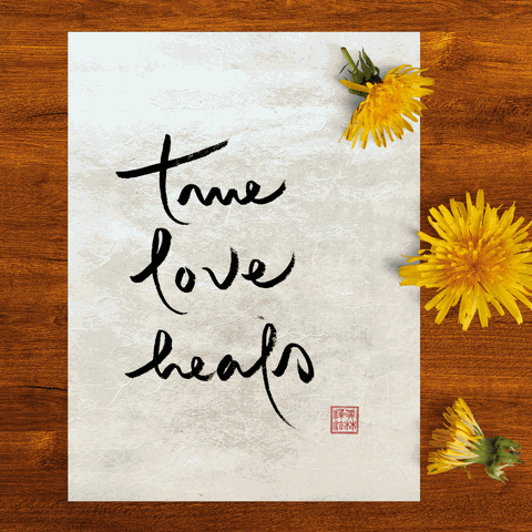 Thư Pháp gốc Tiếng Anh 30x40