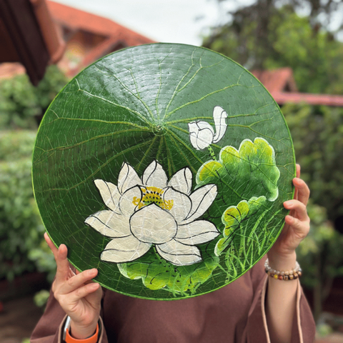 NÓN LÁ SEN VẼ TAY THỦ CÔNG