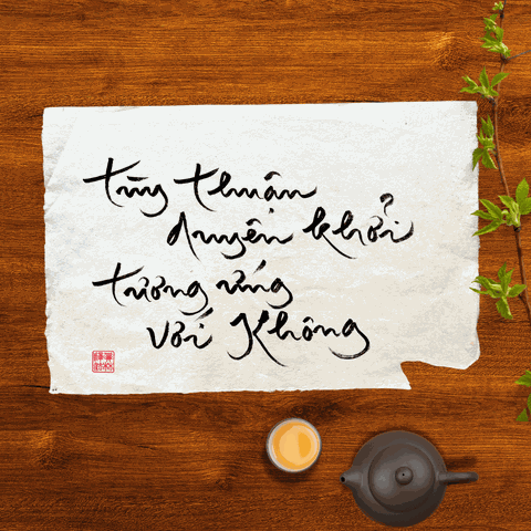 Thư Pháp gốc Tiếng Việt và Tiếng Anh 40x60