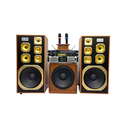 Bộ Dàn Âm Thanh EV ACOUSTIC H938 – Combo Karaoke & Nghe Nhạc Vàng, Bolero, Âm Thanh Ấm Áp, Trọn Bộ Cao Cấp