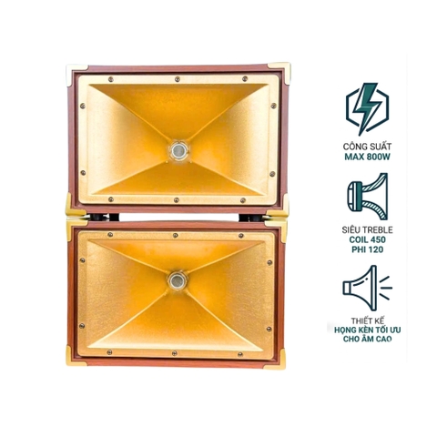 Cặp Loa Siêu Treble Kèn K54 EV Acoustic | Từ 120 Coil 450 | Công Suất Max 800W | Treble Rời Cao Cấp Sáng Rõ Cho Karaoke