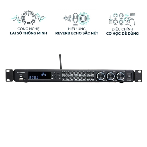Vang Cơ Lai Số KM-680 | Chống Hú Cực Tốt | Echo Reverb Mượt | Chỉnh Âm Dễ Dùng | Karaoke Gia Đình | EVACOUSTIC