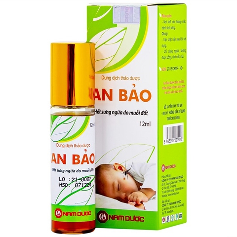 Gel bôi da An Bảo Nam Dược giảm ngứa, dịu nhẹ cho bé (12ml)