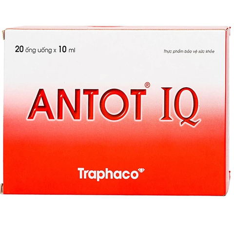 Dung dịch Antot IQ Traphaco hỗ trợ sự phát triển não bộ, giúp trẻ ăn ngon miệng (20 ống x 10ml)