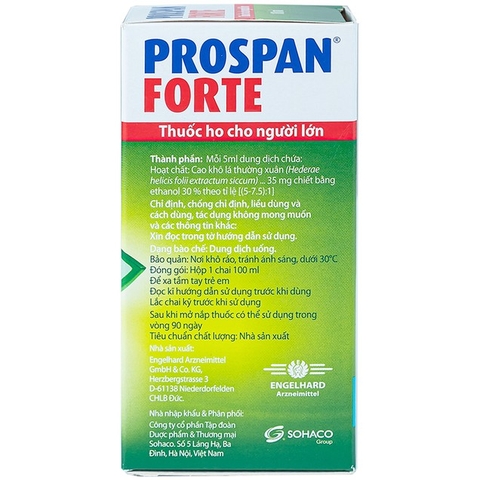Thuốc Prospan Forte Engelhard điều trị viêm đường hô hấp cấp (100ml)