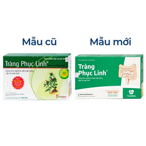 Viên uống Tràng Phục Linh Thái Minh dùng cho người bị viêm đại tràng cấp và mạn tính (2 vỉ x 10 viên)