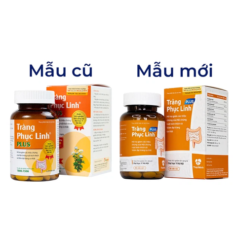 Viên uống Tràng Phục Linh Plus Thái Minh hỗ trợ giảm các triệu chứng của hội chứng ruột kích thích (80 viên)