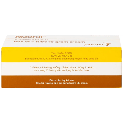 Kem Nizoral Jassen 20mg/g điều trị nhiễm nấm ngoài da (15g)
