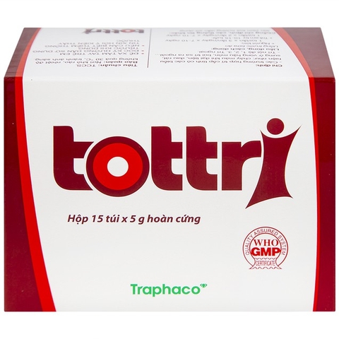 Thuốc Tottri Traphaco điều trị chảy máu khi đại tiện, đau rát (15 túi x 5g)