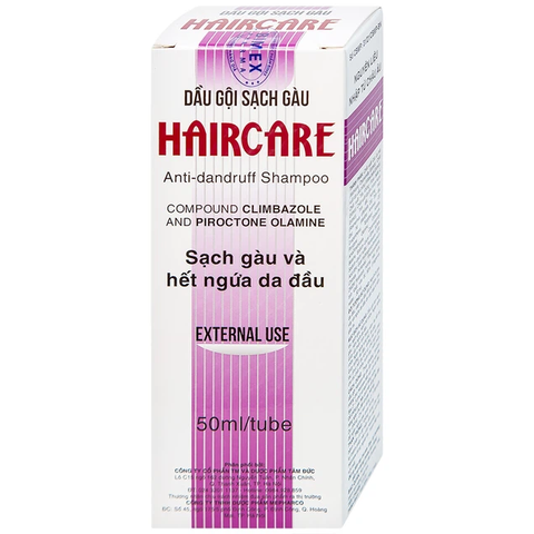 Dầu gội Haircare Bimex dưỡng tóc, ngăn ngừa gàu (50ml)