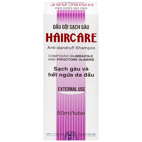 Dầu gội Haircare Bimex dưỡng tóc, ngăn ngừa gàu (50ml)