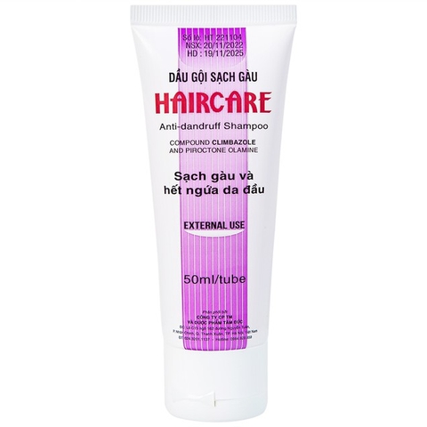 Dầu gội Haircare Bimex dưỡng tóc, ngăn ngừa gàu (50ml)