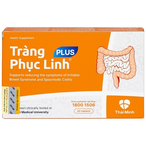 Viên uống Tràng Phục Linh Plus Thái Minh hỗ trợ giảm các triệu chứng của hội chứng ruột (2 vỉ x 10 viên)