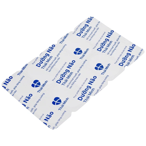 Viên uống Dưỡng Não Thái Minh hỗ trợ hoạt huyết, tăng cường lưu thông máu não (2 vỉ x 10 viên)