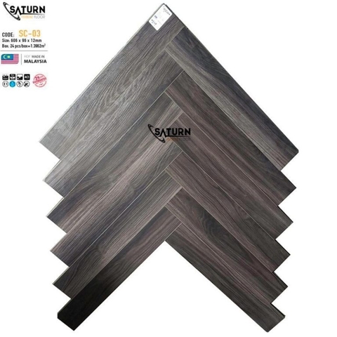 Sàn Gỗ Xương Cá Saturn - GD03