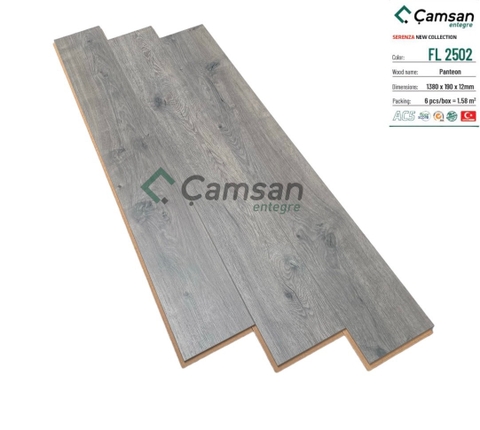 Sàn gỗ Camsan Serenza FL2502 12mm