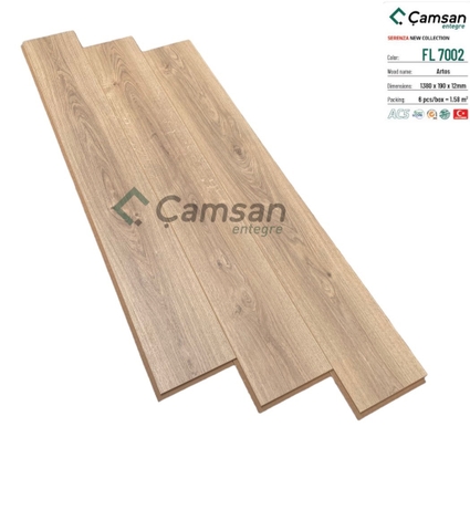 Sàn gỗ Camsan Serenza FL7002 12mm
