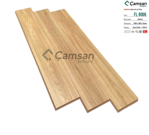 Sàn gỗ Camsan Serenza FL8006 12mm