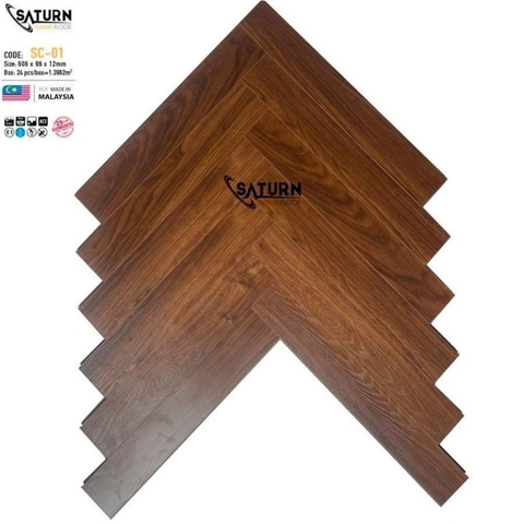 Sàn Gỗ Xương Cá Saturn - GD01