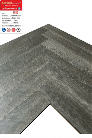 Sàn gỗ Mido Wood M83 xương cá 12mm