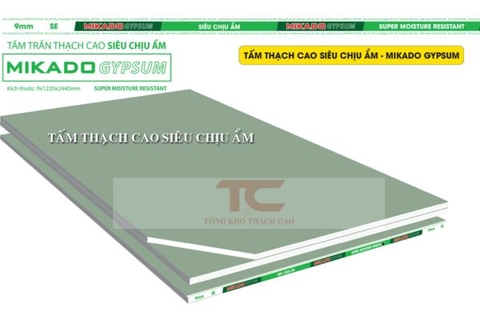 Tấm trần thạch cao Mikado chịu ẩm