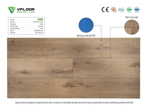 Sàn nhựa Vfloor Special VS955 9,5mm