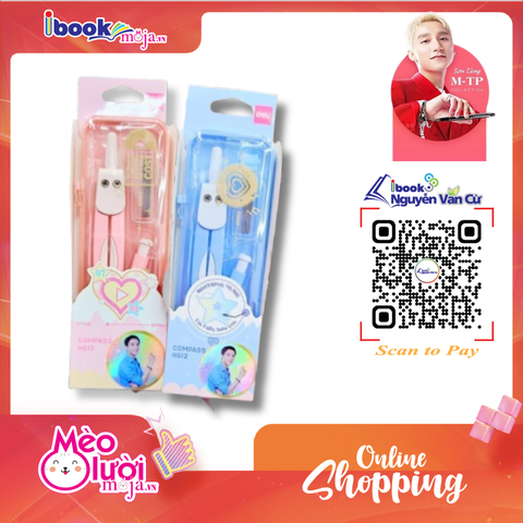 Bộ Compa Deli CH612 – Bút Chì Kim & Ngòi Chì Phiên Bản Sơn Tùng M-TP Giới Hạn