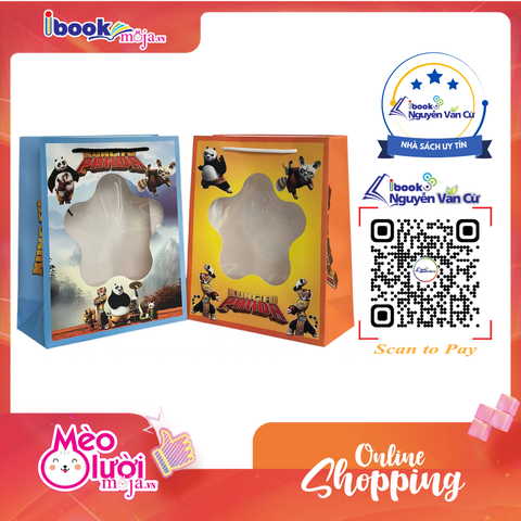 Túi Giấy Đựng Quà Bìa Kiếng Trong Suốt - KungFuPanda