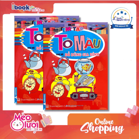 Em Tập Tô Màu - Chủ Đề Đồ Dùng Gia Đình