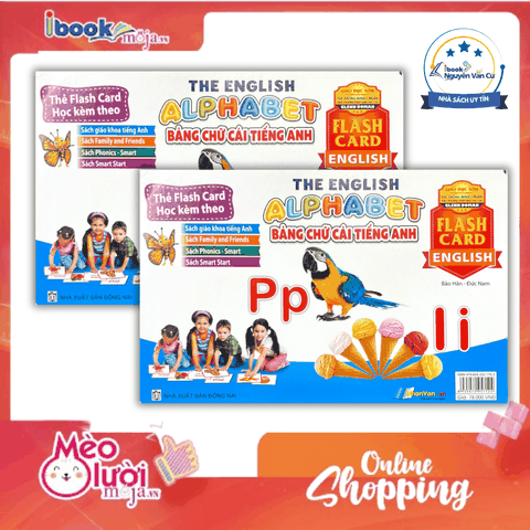 Flash Card Tiếng Anh -The English Alphabet (Bảng Chữ Cái Tiếng Anh) (Tái Bản 2023)