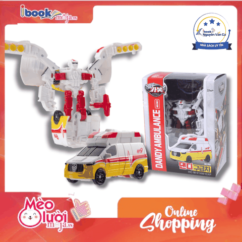 Đồ Chơi Lắp Ráp Xe Hơi Biến Hình HELLO CARBOT – Mini Dandy Ambulance - 014W